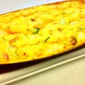 umeuna's cooksnap of when they made 糖質OFF☆ 青汁おからケーク・サレ.