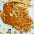 うめぼしだいすき's cooksnap of when they made ＊激安・節約・もやしだけオムレツ♪＊.
