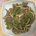 ラブジャック's cooksnap of when they made 青椒肉絲.