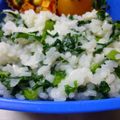 mihokid's cooksnap of when they made 塩麹☆大根の葉っぱで菜めし.