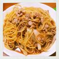 金麦☆'s cooksnap of when they made パパッと簡単♪豚肉と玉ねぎの和風パスタ.