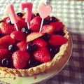 ちゅた。's cooksnap of when they made ☆ホットケーキミックスでイチゴタルト☆.