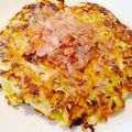 なつめタロー's cooksnap of when they made 豆腐とキャベツのヘルシーお好み焼き♪.