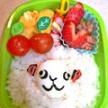 ゆけり３兄弟's cooksnap of when they made キャラ弁　ワンピース　メリー号.