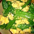 ぱんだ商店's cooksnap of when they made 簡単♥絹さやと卵のごまマヨ.