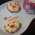 い～なッ's cooksnap of when they made ❤オープンサンドでヒヨコちゃん❤キャラ弁.