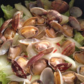 eclat♡'s cooksnap of when they made あさりと春野菜のワイン蒸し.
