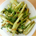 kuriyopi's cooksnap of when they made お弁当用かぶの葉おかかいため.