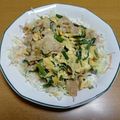 55才のおじさん's cooksnap of when they made 豚肉とニラの卵炒め.