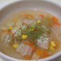 もこりこ's cooksnap of when they made ★和ふぅ～野菜のコロコロコンソメスープ★.