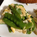 ひぽぽたます0's cooksnap of when they made 絹さやの卵とじ.