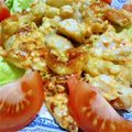 miremo's cooksnap of when they made 鶏モモ肉のマヨ辛炒め.