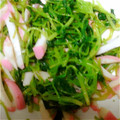 ちぃちゃんだよ！'s cooksnap of when they made 三つ葉とかまぼこの柚子こしょう和え.