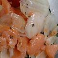 beans66's cooksnap of when they made 簡単混ぜるだけサーモンマリネ.