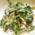 のりあきくんの妻's cooksnap of when they made 胡麻つゆマヨ♪ほうれん草のおひたし.