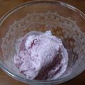 まりぃまろん's cooksnap of when they made ブルーベリーヨーグルトアイス.