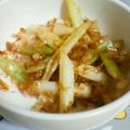 akakakak's cooksnap of when they made 長ネギのおかか和え.