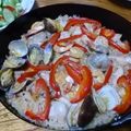chizurunov's cooksnap of when they made スペイン人直伝ミックスパエリア.