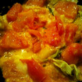 よ～～～ちゃん's cooksnap of when they made 手軽にイタリアン♪トマトとチーズの卵とじ.