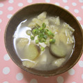 はじめmama's cooksnap of when they made なすと油揚げと豆腐のみそ汁.