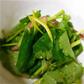 ж桃ж's cooksnap of when they made *三つ葉と茗荷*ゆず味噌和え*.