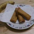 あっこPi's cooksnap of when they made 簡単♡春巻きチョコバナナ.