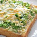 にゃがお's cooksnap of when they made じゃこねぎトースト.