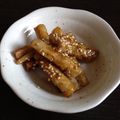 すみちゃんラーメン's cooksnap of when they made ごぼうの甘辛ゴマ仕立て.