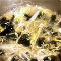 もっぽもっぽ★'s cooksnap of when they made ＊みんな大好き簡単ワカメ・卵スープ＊.