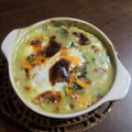 たこちゃんハッピー's cooksnap of when they made ゆで玉子とほうれん草のグラタン.