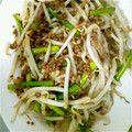 twinsのまま's cooksnap of when they made ひき肉ともやしのシャキシャキ炒め.