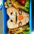 さゆたむ's cooksnap of when they made キャラ弁　なめこ栽培キット＊ラブなめこ.