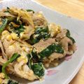 sky320's cooksnap of when they made ほうれん草と豚バラ炒め.