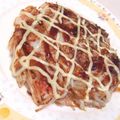 晩酌天国's cooksnap of when they made フワッ＆サクッ　長いもお好み焼き風.