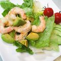 makuran123's cooksnap of when they made レタスと海老＆アボガドの簡単サラダ.
