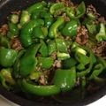 ちるこ32's cooksnap of when they made ピーマンとおくらの肉そぼろあん♡.