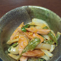 かあたらあ's cooksnap of when they made 魚肉ソーセージと野菜の炒めもん.