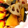 TENSCROWL's cooksnap of when they made 南瓜と蓮根の照り焼き.