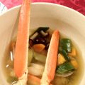 _alala_'s cooksnap of when they made ★エコレシピ★カニの鉄砲汁.