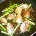 ミッケンくん's cooksnap of when they made ＊豚こま団子とにんにくの芽の照り炒め＊.
