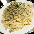 あぴたかそ's cooksnap of when they made ソーセージの濃厚クリームパスタ❤.