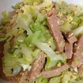 トミーのお姉ちゃん's cooksnap of when they made スパムとキャベツで簡単野菜炒め♪.