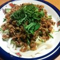 ことゆうちゃん's cooksnap of when they made ジャージャー麺風☆肉味噌うどん.