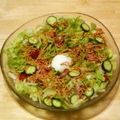 huji311033's cooksnap of when they made 新食感パリとろベビースターがけ温玉サラダ.
