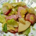 nerolincon's cooksnap of when they made 塩麹タケノコと春キャベツとベーコン炒め.