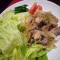 がこちん's cooksnap of when they made 粗挽き柚子胡椒の焼き鳥サラダ.