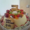 ゆかりごはんぬ's cooksnap of when they made 誕生日に♪デコレーションケーキ☆彡.