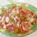 yuutomom's cooksnap of when they made ぱらぱら卵炒飯にカニカマあんかけ.