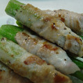白玉あずき's cooksnap of when they made オクラの豚肉巻き炒め.