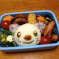 はなみゆ〜☆'s cooksnap of when they made キャラ弁＊ポケモン ミジュマル弁当♪.